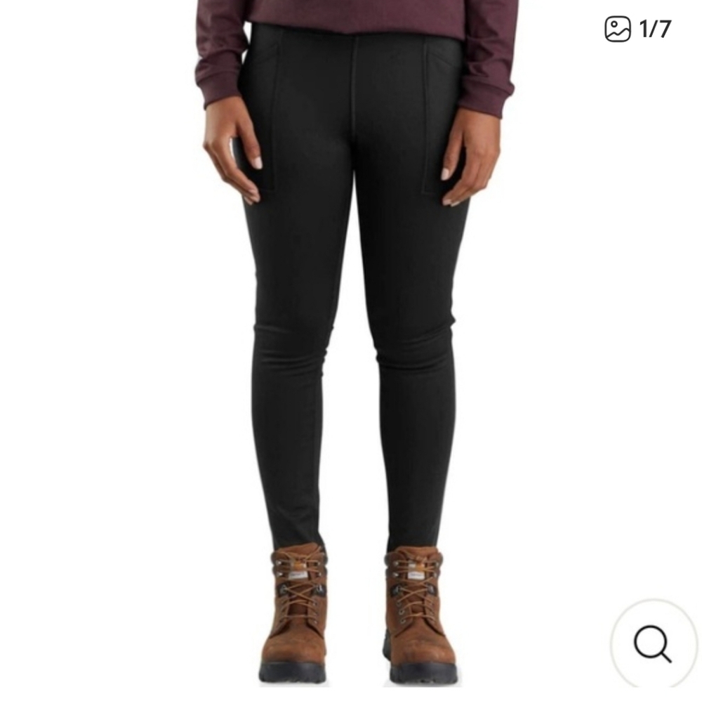 Carhartt Women's Force Fitted Heavyweight Lined Legging S TALL